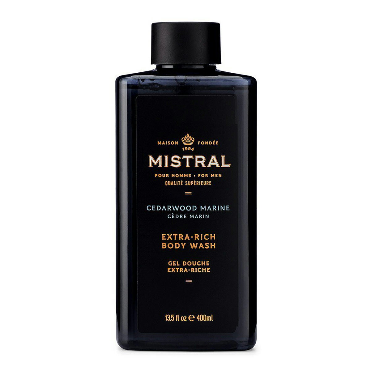 【紳士用品專賣】美國 Mistral - 海洋雪松 2合1 洗髮沐浴露（Cedarwood Marine）