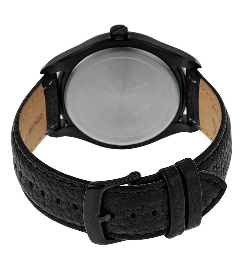 ARMANI EXCHANGE 男錶 手錶 43mm 黑色真皮皮帶 男錶 手錶 腕錶 AX2805(現貨) 指定Outlet商品5折起☆現貨 ...