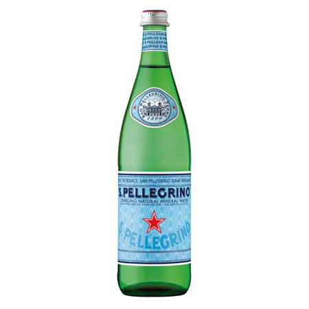 速出免運 S.Pellegrino義大利聖沛黎洛氣泡礦泉水(玻璃瓶) 750 ml x 12瓶 公司貨 HS嚴選 0