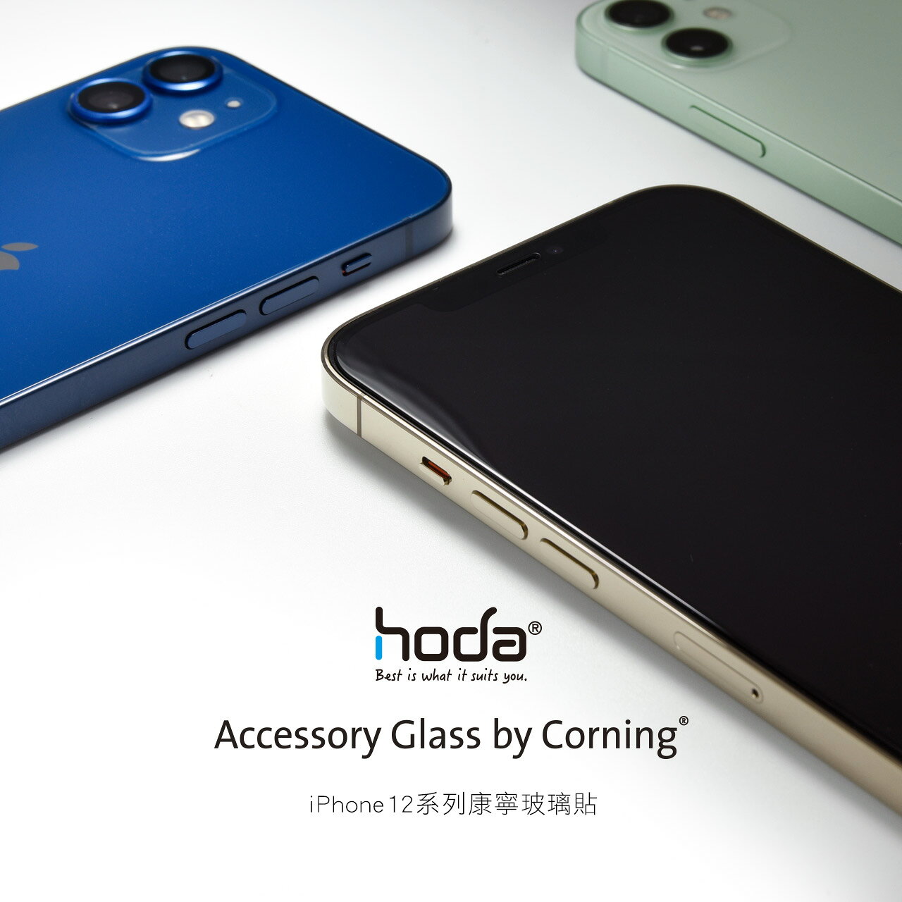 HODA 康寧 全透明 窄黑邊 滿版 玻璃貼 螢幕保護貼 貼膜神器 iphone 13 mini pro max 3