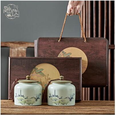 茶葉罐包裝盒空禮盒裝空盒子禮品盒中號通用訂制紅茶白茶龍井綠茶 99購物節