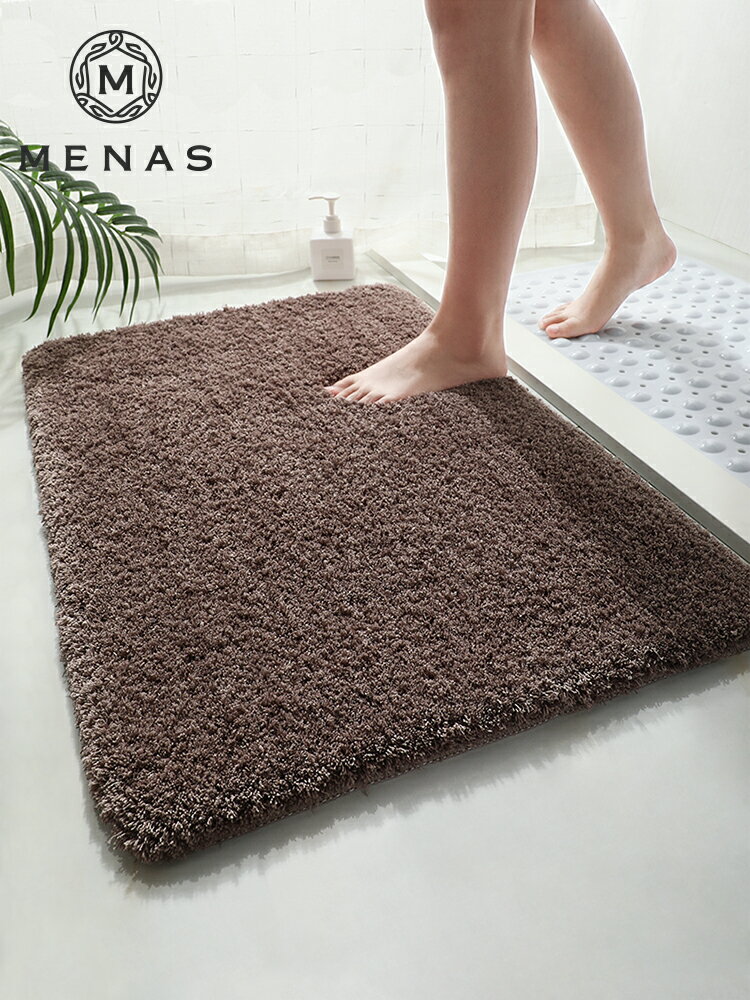浴室吸水地墊衛生間防滑門墊淋浴房門口地毯廁所進門腳墊墊子現代