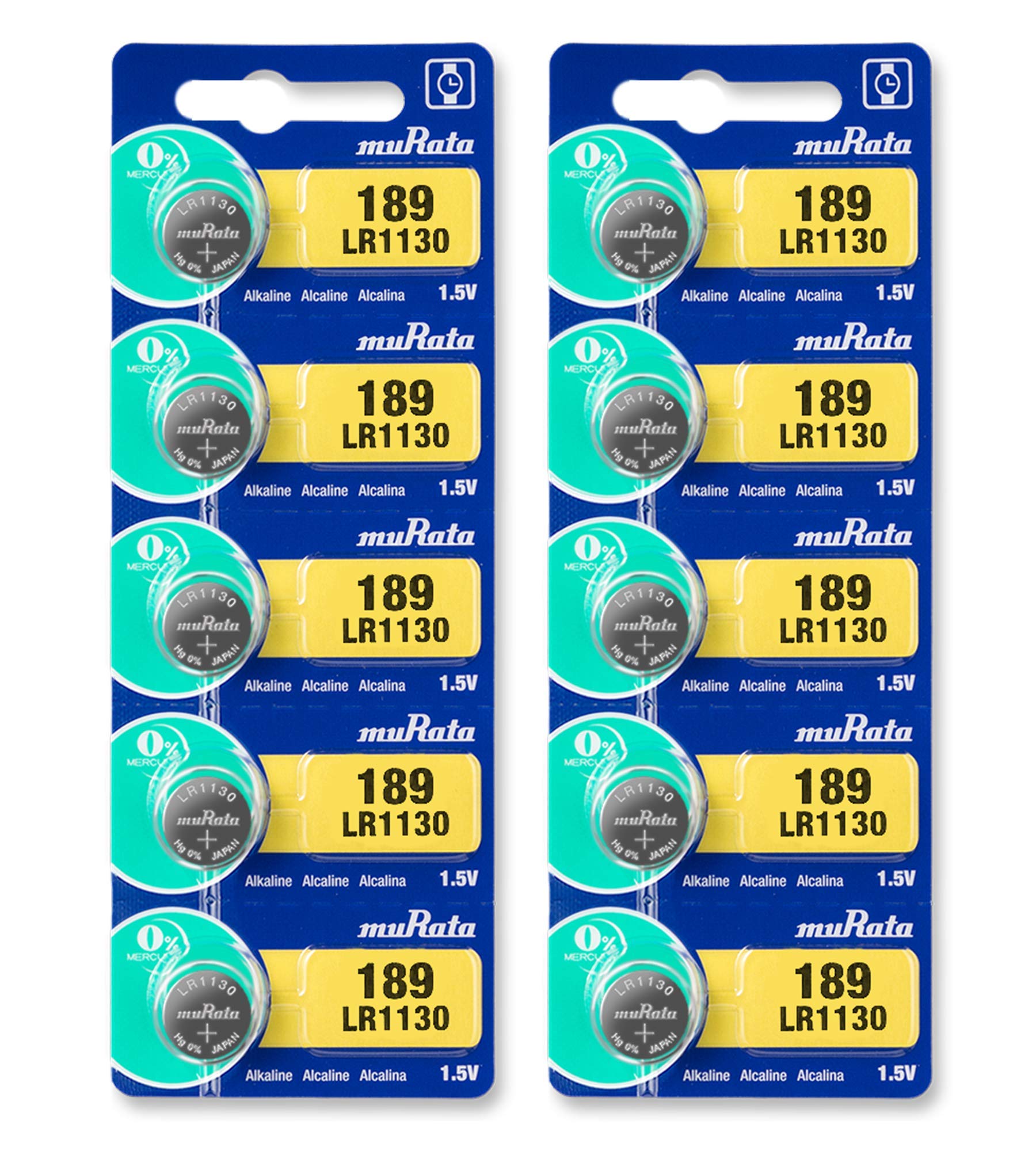 日本 muRata 鈕扣型鹼性電池 水銀電池 LR1130 (189) ( 1入) (原SONY 電池 新品牌)