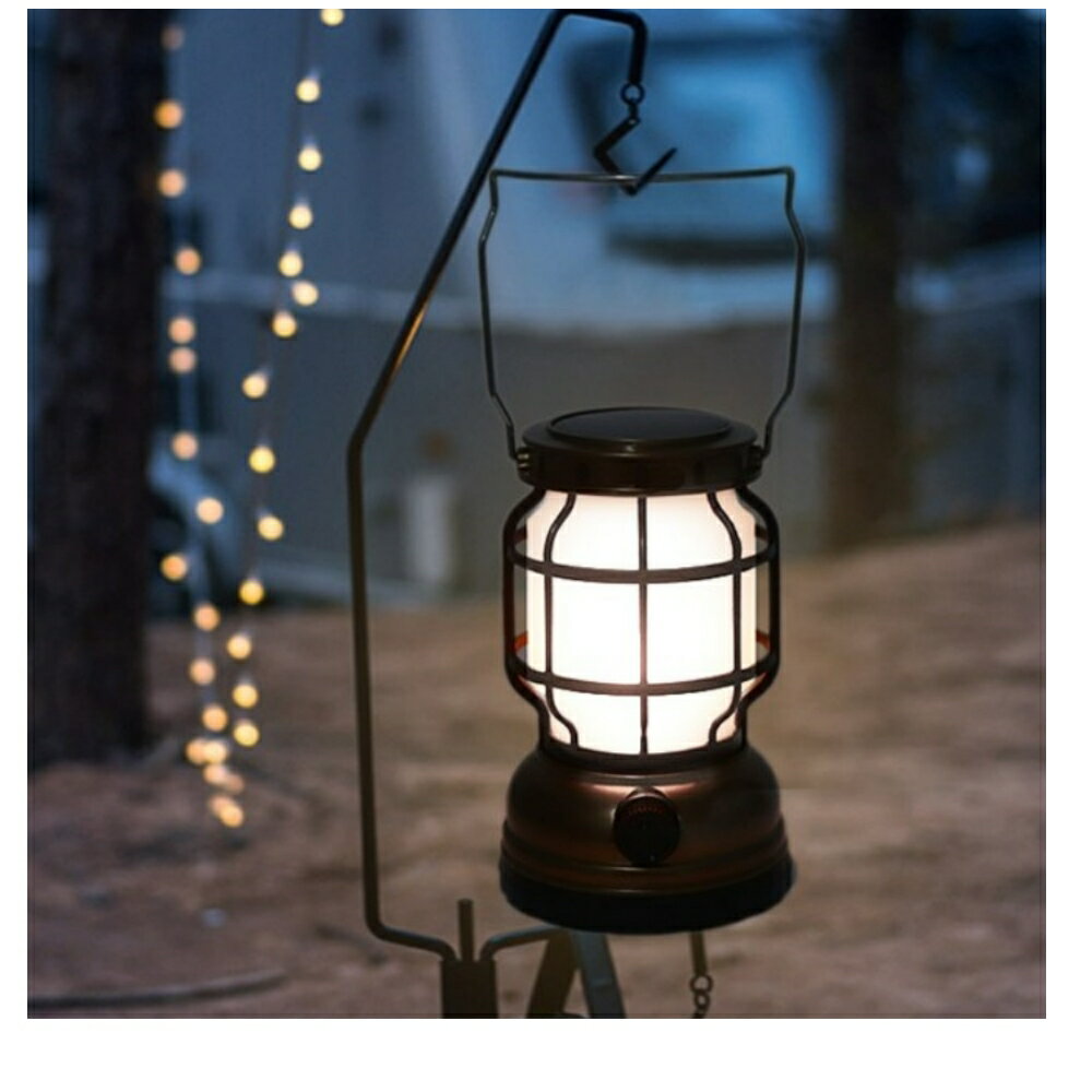 美麗大街【112021915】 露營氛圍燈 USB充電戶外野營燈 LED太陽能露營燈