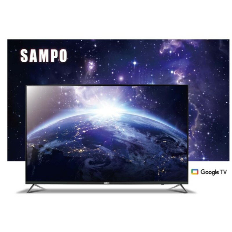 【智慧家庭】SAMPO 聲寶 50吋4K Google TV連網智慧顯示器 EM-50KD620 含壁掛安裝+贈品【三井3C】