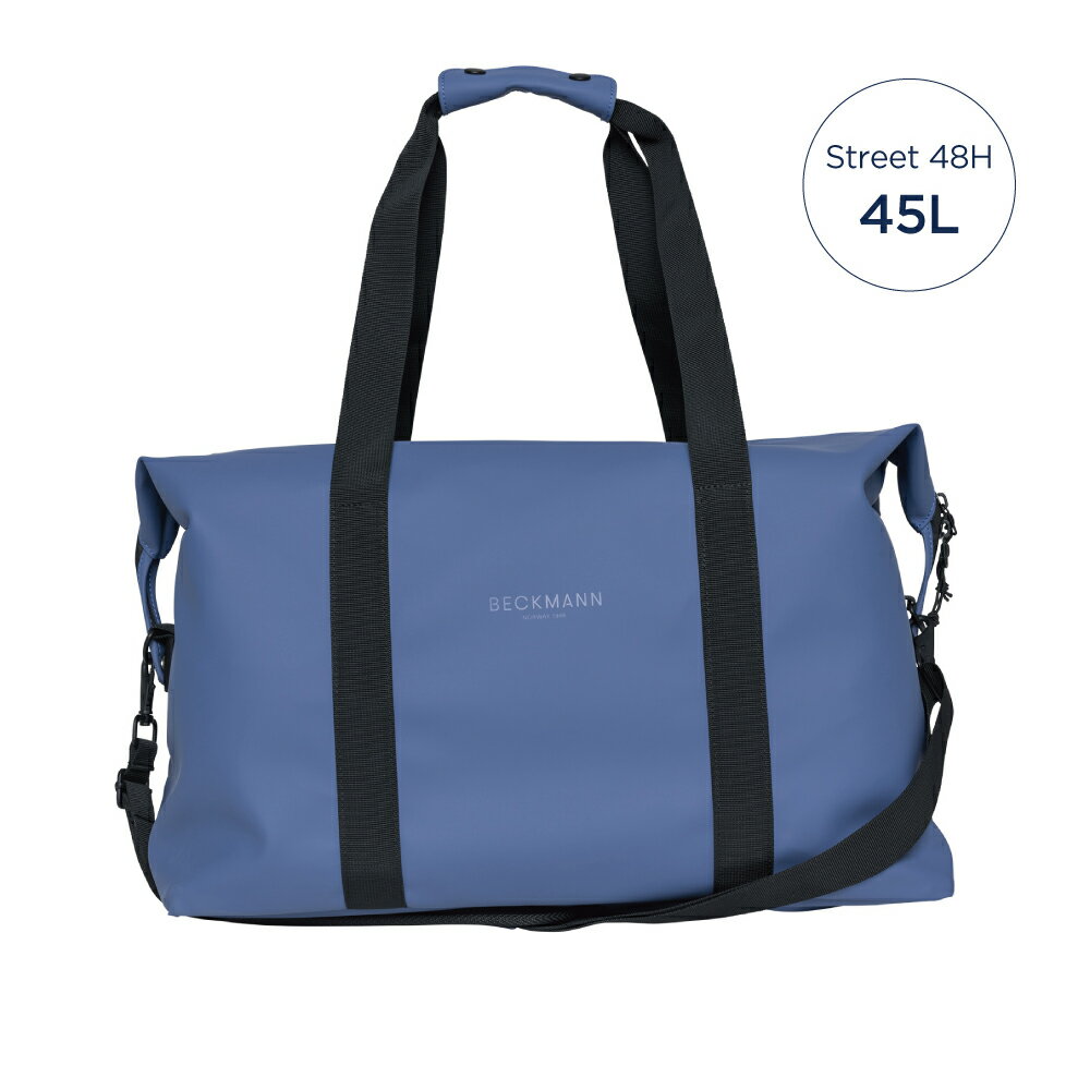 【毒】BECKMANN Street 48H防水旅行包45L - 凝霜藍