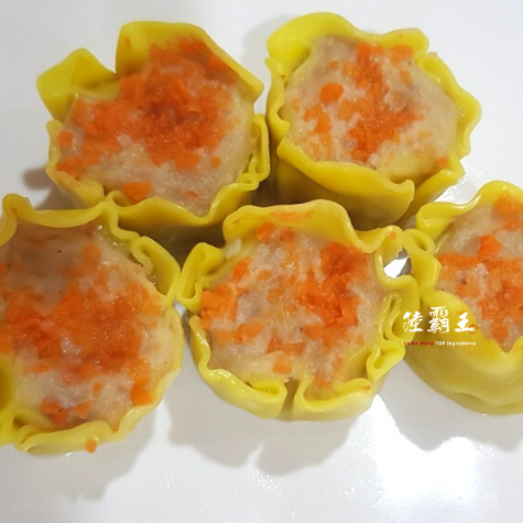 ☆蟹黃燒賣☆蒸的點心 港式飲茶專用燒賣【陸霸王】