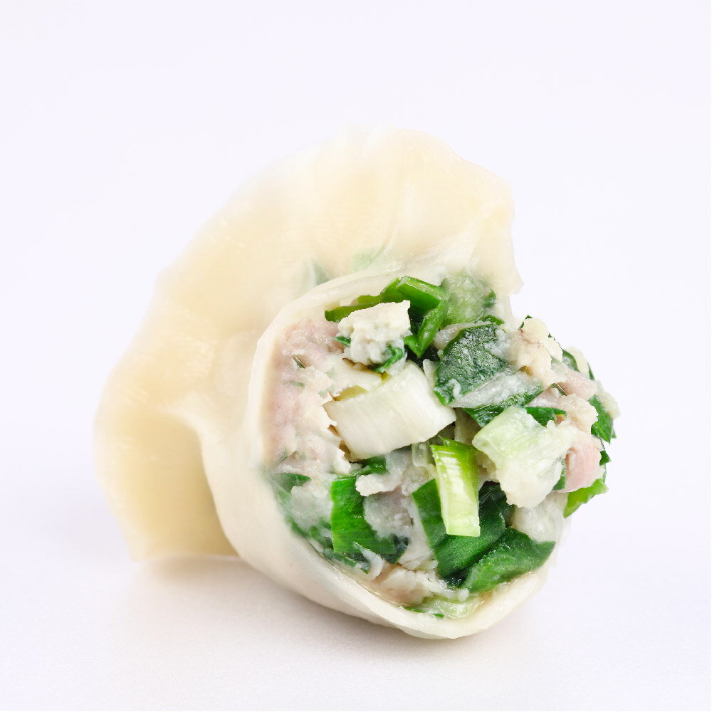 【果貿吳媽家】韭菜鮮肉水餃/每盒24入 1