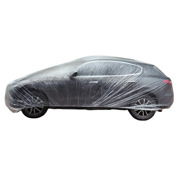 一次性汽車罩M.L號 拋棄式車罩 透明防塵汽車套 塑膠車罩車衣 汽車衣罩 透明車衣 汽車用品 贈品禮品