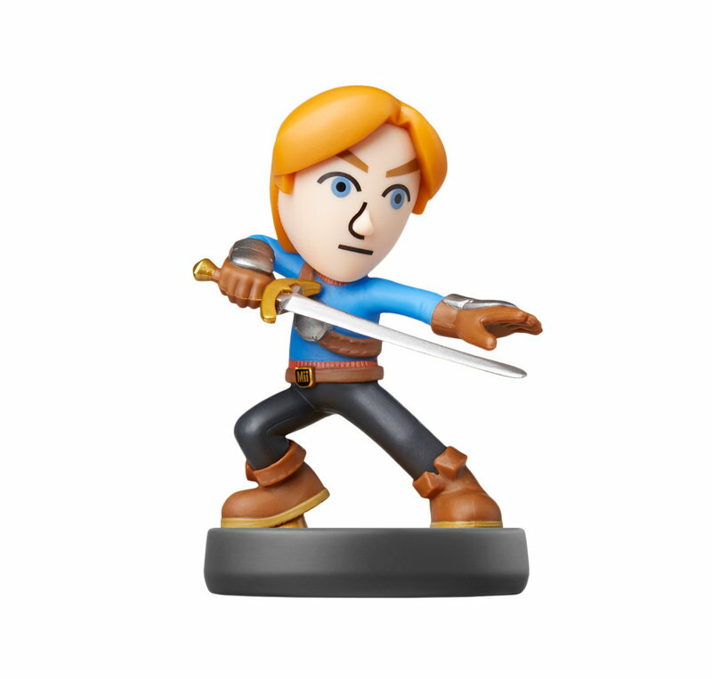 amiibo 任天堂 mii 剑术 type 互动 wii u/new3ds/new3ds ll 公仔
