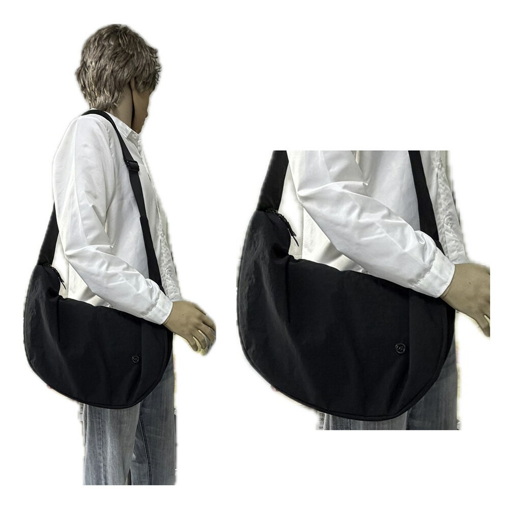 ~雪黛屋~AOKING 斜肩背可A4資料夾水餃包超輕量防水尼龍布大容量AS03918