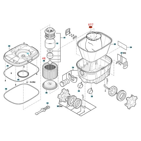 BOSCH 博世 乾濕兩用吸塵器 GAS 12-25 大補帖 配件 零件 材料 濾心 濾管 軟管 接頭 吸管 套管濾網 濾芯 過濾器 1