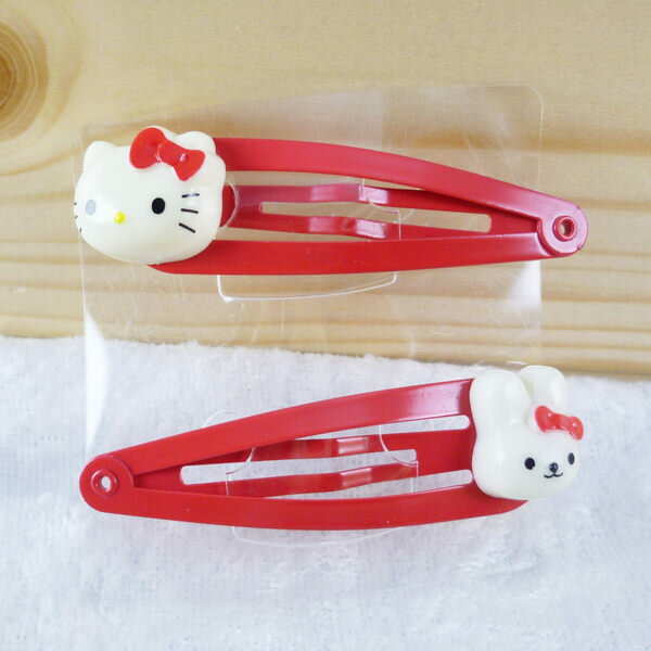 【震撼精品百貨】Hello Kitty 凱蒂貓 髮夾 頭型 震撼日式精品百貨