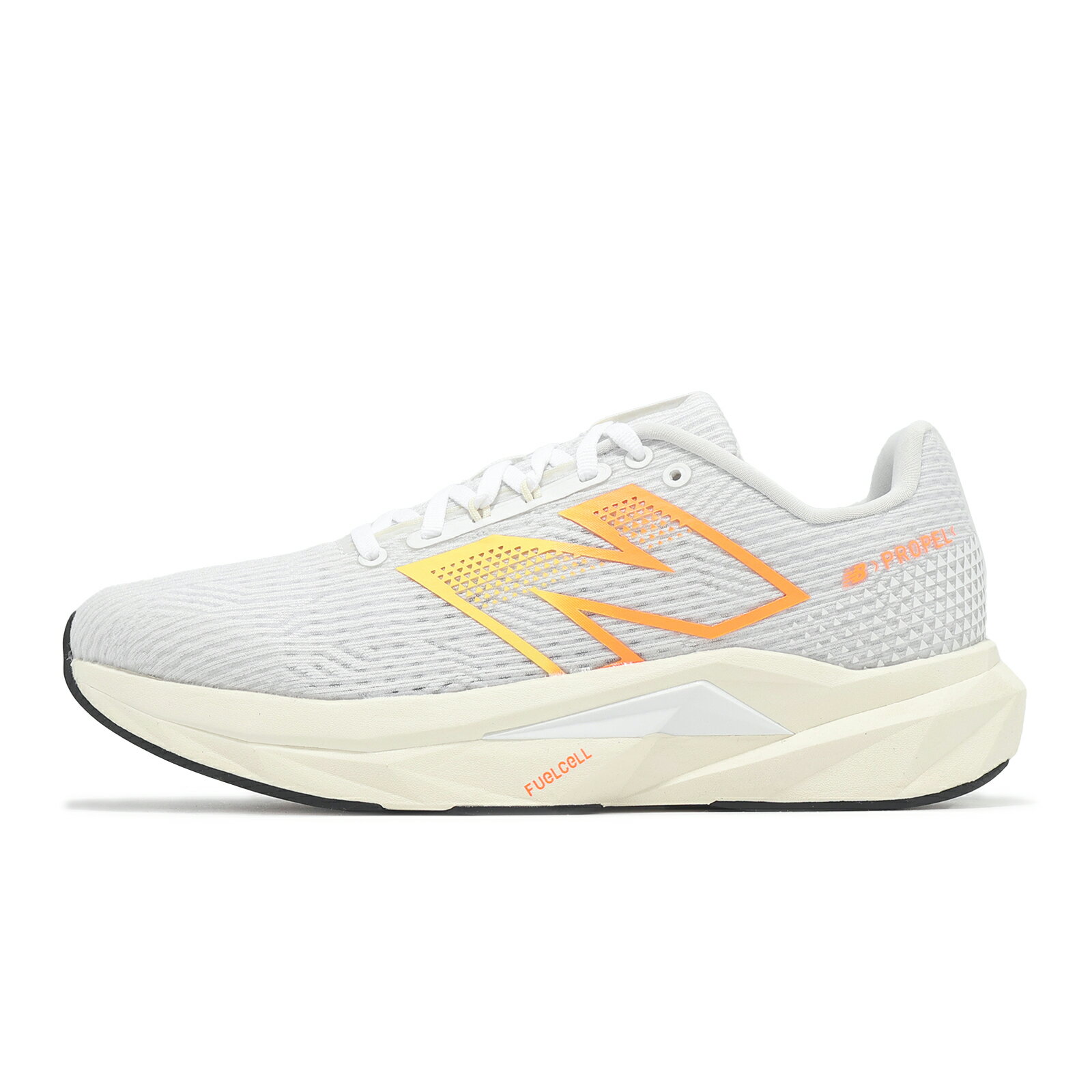New Balance NB 慢跑鞋 FuelCell Propel V5 D 女鞋 寬楦 白 橘 輕量 回彈 運動鞋 NB WFCPRCF5-D