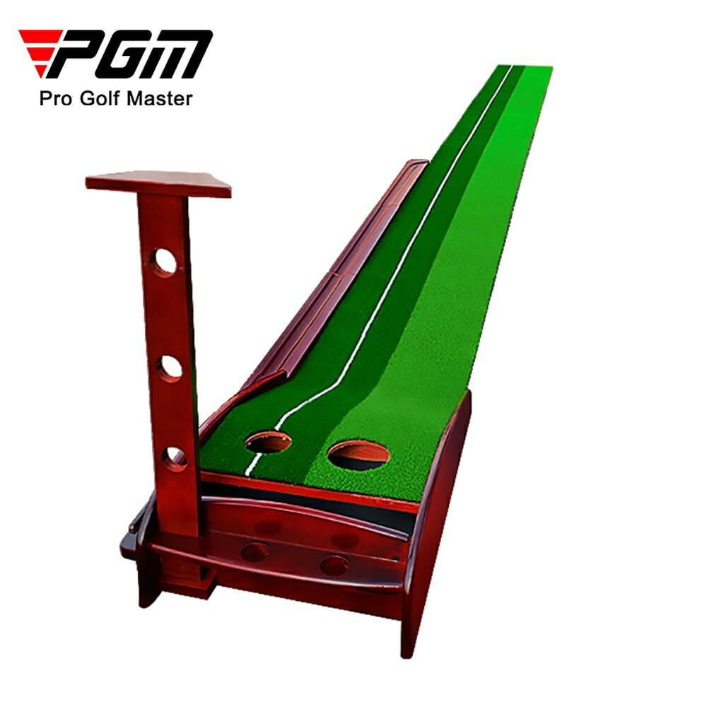 『中秋特惠』PGM 高爾夫推桿練習器 實木推桿練習器 高爾夫用品 高爾夫練習器 室內推桿練習器 高爾夫 推桿 練習反墊