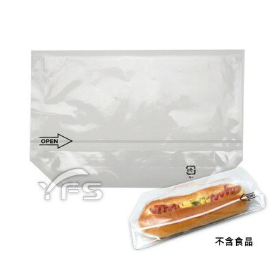 OPP麵包袋-透明 易撕開口設計 (三明治/麵包/熱狗堡/捲餅/潛艇堡/早餐店)【裕發興包裝】CP772996