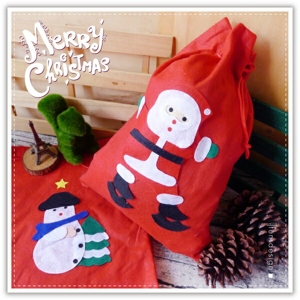 聖誕不織布禮物包 聖誕禮物袋 聖誕老人 背包 束口袋 聖誕樹 聖誕燈 聖誕帽 聖誕裝 交換禮物