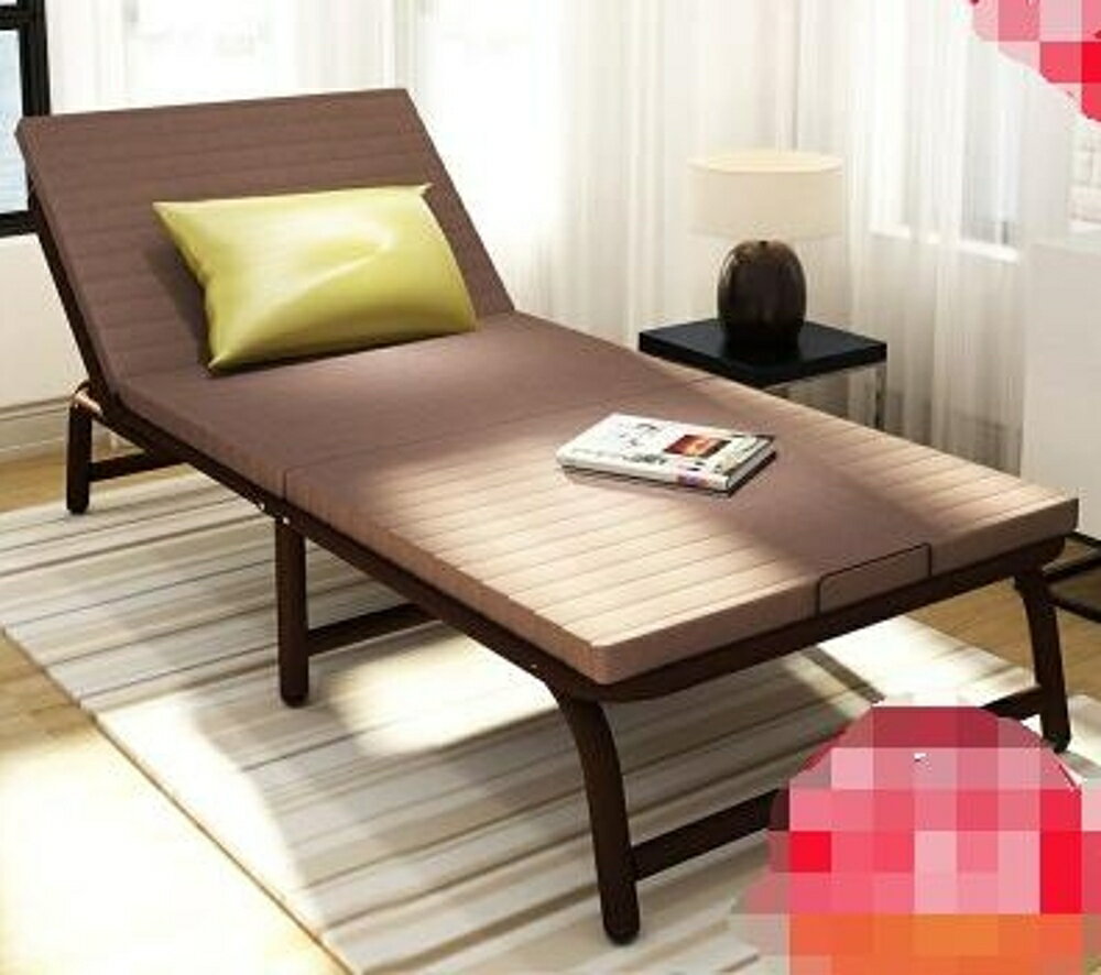 折疊椅 1.2米折疊床單人床雙人午休床隱形家用成人午睡床簡易辦公室躺椅 MKS免運 清涼一夏钜惠