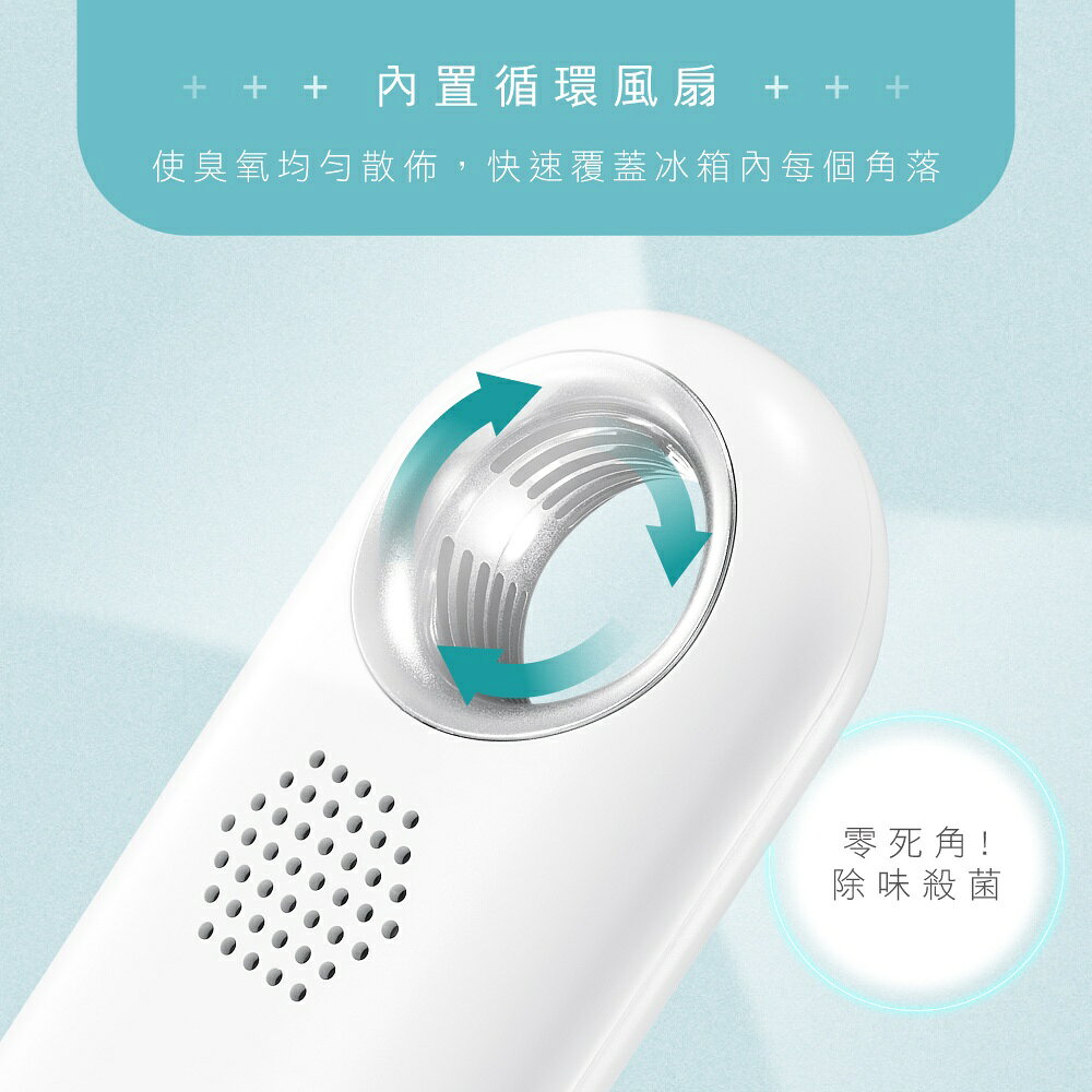 【KINYO】無線光控臭氧除味器(OM) 光控感應 臭氧淨味 零耗材  | 冰箱除味 4