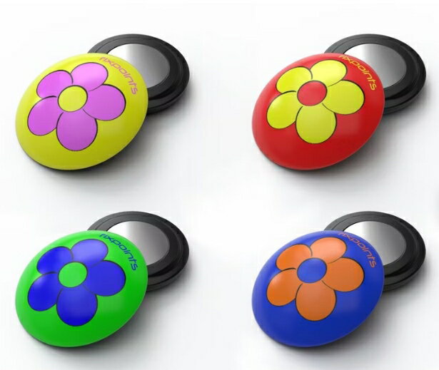 Flower 德國製.磁力強大.釹磁鐵強度N42.精美烤漆.fixpoints號碼布磁扣四顆,不讓別針勾壞衣服.