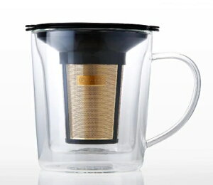 金時代書香咖啡 【Cores】雙層玻璃沖泡杯 浸泡 冷泡 C-412