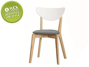 【YUDA】北歐風格 妮克絲 橡膠木 實木 優麗坦 布面餐椅/休閒椅/書桌椅 J23M 1071-8