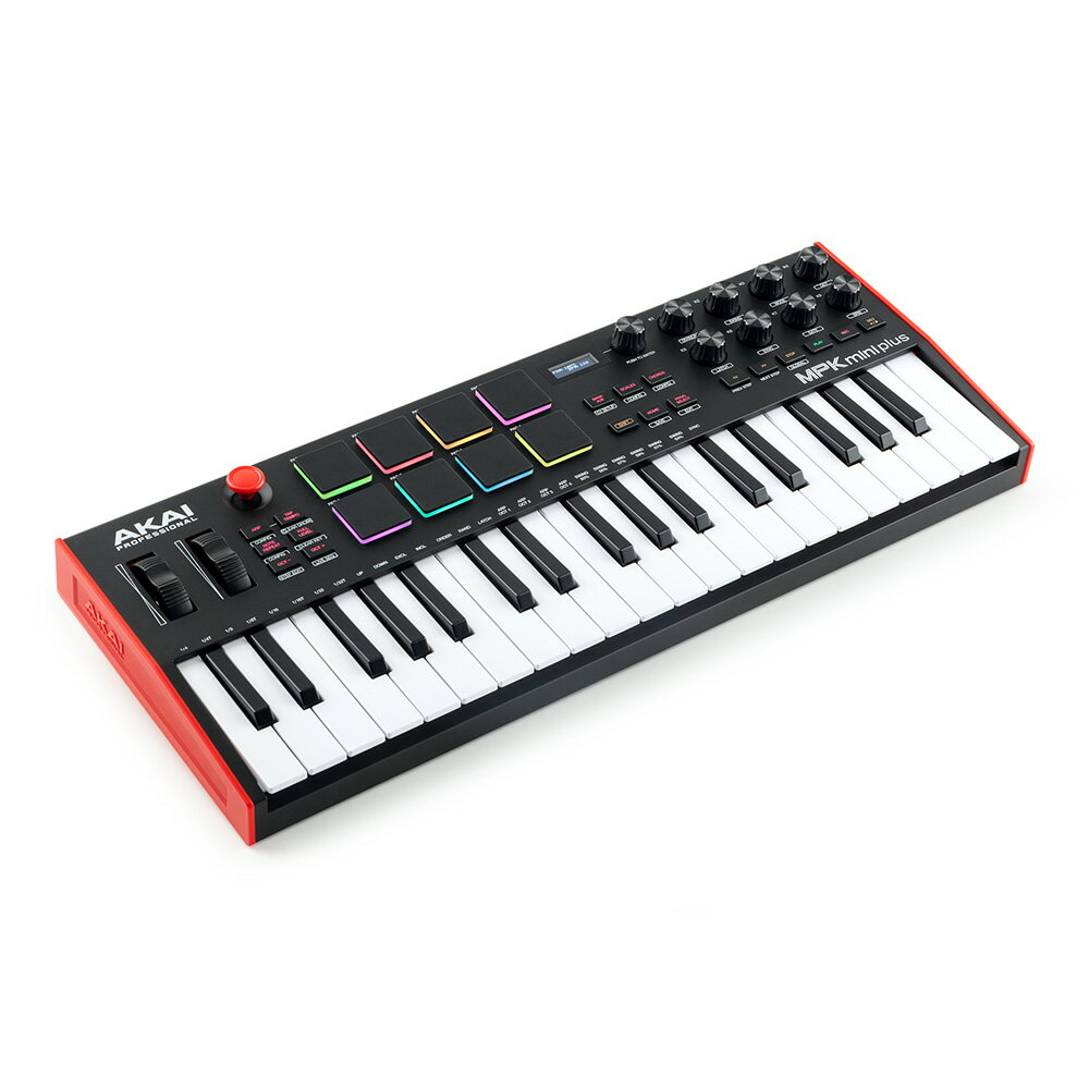 免運 日本公司貨 AKAI MPK mini plus MIDI鍵盤 主控鍵盤 37鍵 迷你鍵盤 控制器 錄音編曲樂器