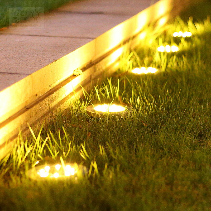 花園別墅燈戶外太陽能地埋燈LED防水景觀裝飾庭院草坪樓梯燈