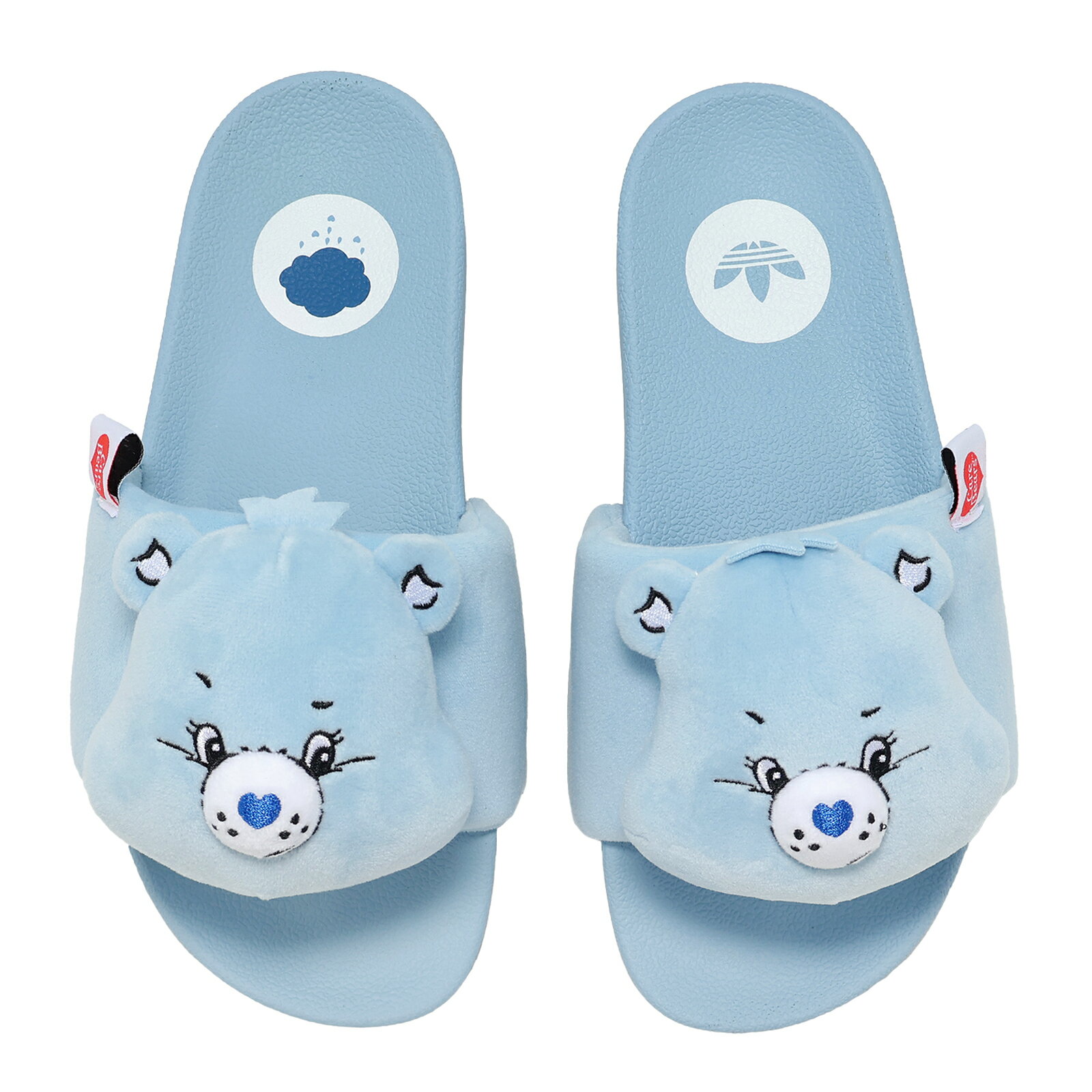 adidas 愛迪達 拖鞋 Adilette W 女鞋 Care Bears 藍 彩虹熊 聯名款 KH9954