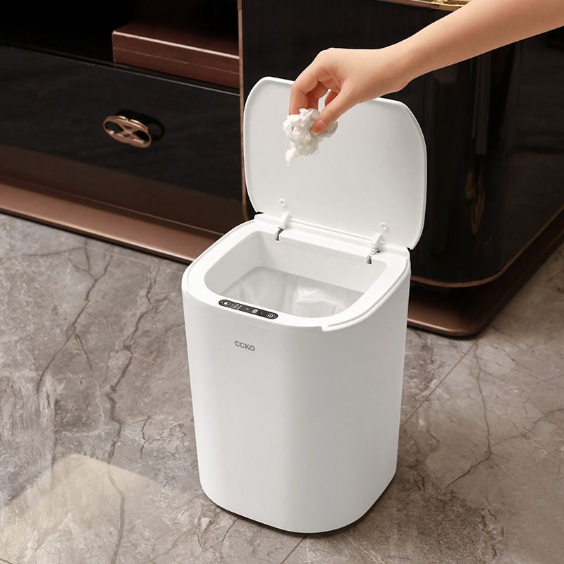 免運 智能垃圾桶感應式家用廁所衛生間客廳大容量自動電動輕奢2023新款
