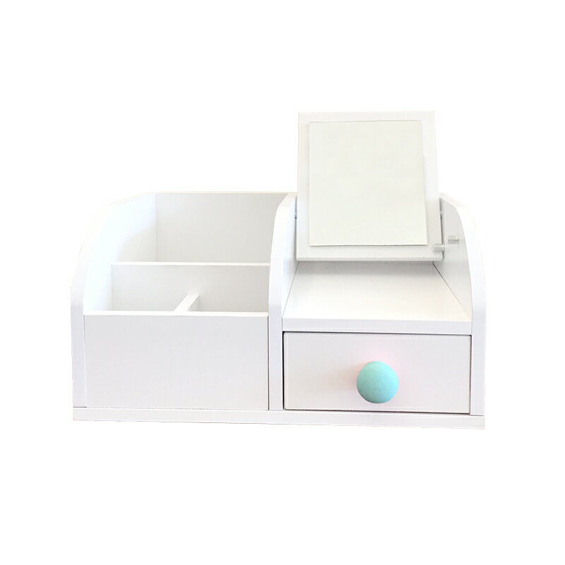 收納盒 化妝盒 置物盒 馬卡龍桌上型多功能收納盒 天空樹生活館 0