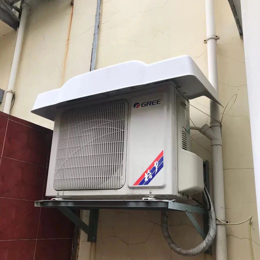 空調罩開機不取掛機防塵罩套美的格力防雨防曬空調防塵擋風罩通用YY074