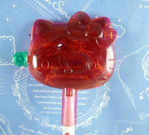 【震撼精品百貨】Hello Kitty 凱蒂貓 KITTY造型原子筆-大頭愛心造型-紅色 震撼日式精品百貨