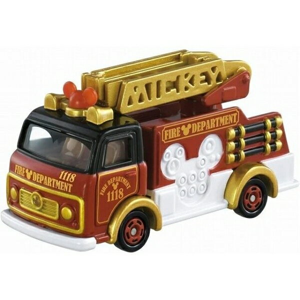 【震撼精品百貨】Micky Mouse 米奇/米妮 迪士尼小汽車 DM 米奇消防車 (棕款)*18079 震撼日式精品百貨