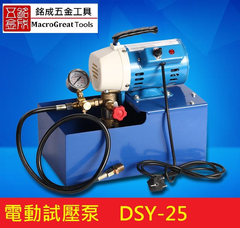 手提式電動試壓泵 PPR水管道試壓機 雙缸打壓泵 打壓機 電動水壓機 DSY-25