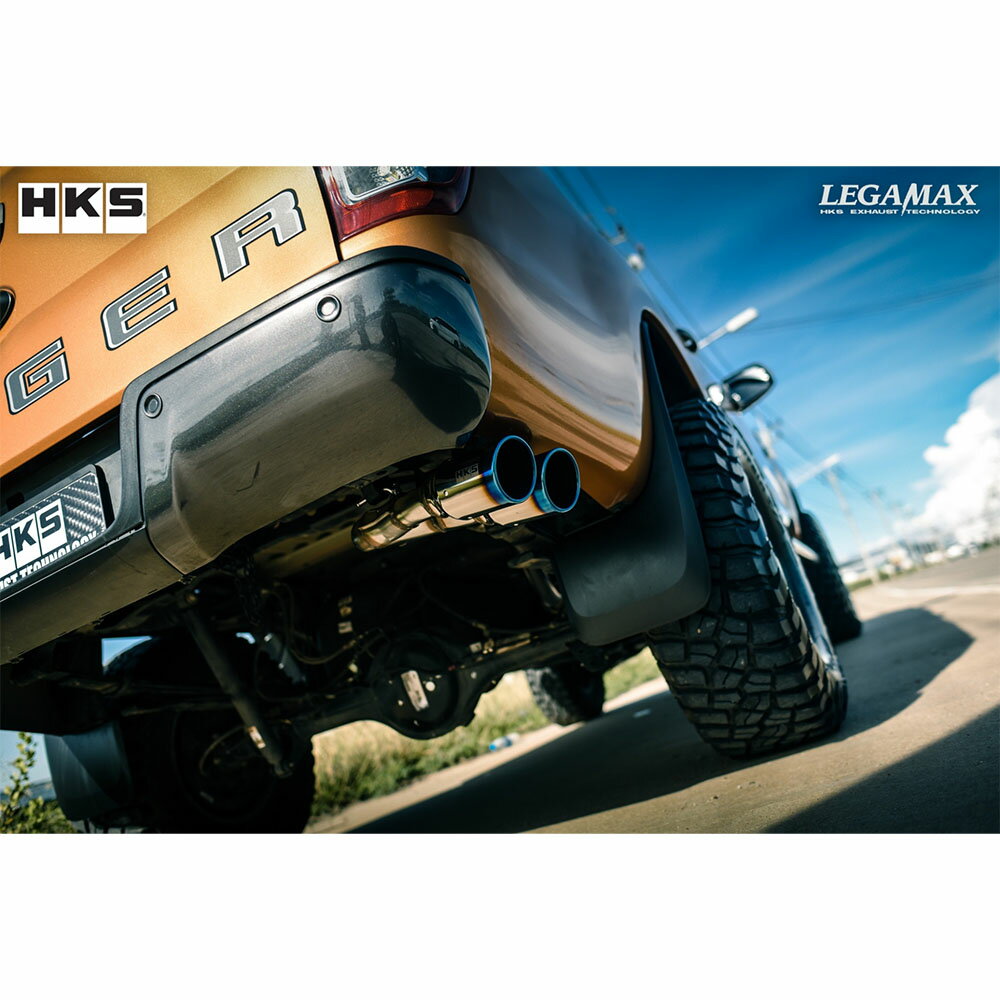 HKS排氣管 鈦合金雙出側排∥RANGER T7 T8排氣管 2011-2022∥31021-ZA007∥MRK