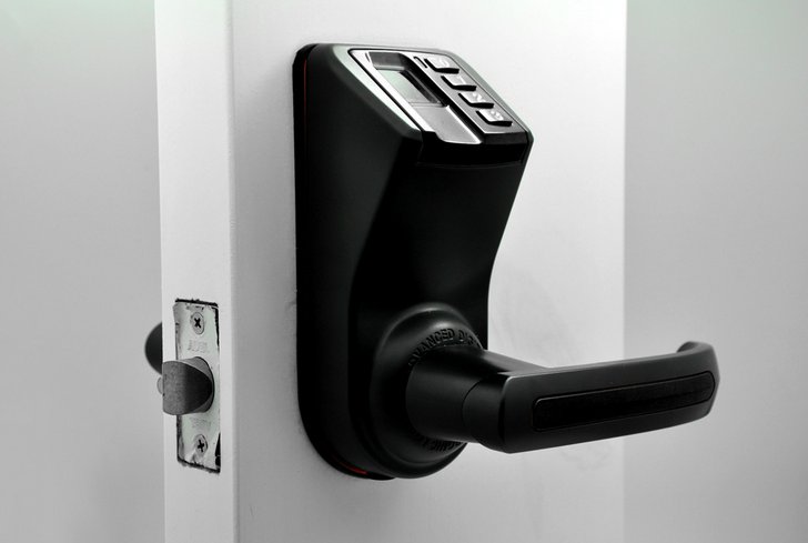 【電子鎖】愛迪爾 3398 （暗黑）三合一開門方式 密碼、鑰匙、指紋 美國銷售第一 感應鎖