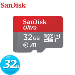 【現折$50 最高回饋3000點】SanDisk Ultra Micro SDHC 32GB/A1 記憶卡