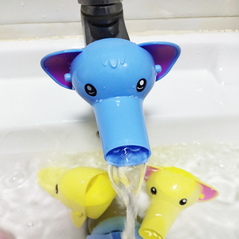 兒童水龍頭加長延伸器幼兒園寶寶洗手神器延長可愛卡通防濺出水嘴