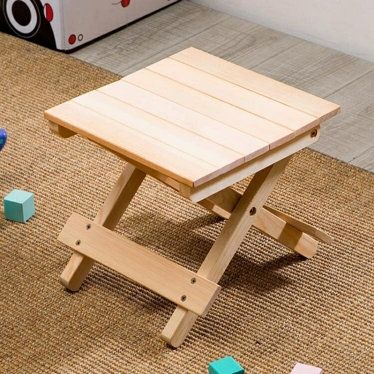實木折疊凳子便攜式馬扎家用釣魚椅換鞋凳戶外小板凳省 交換禮物