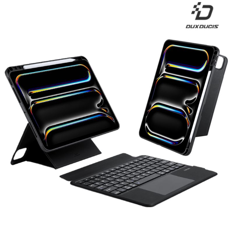 DUX DUCIS Apple 蘋果 iPad Pro 11 (2024/M4) DK 鍵盤保護套(背光版) 平板保護套 實體鍵盤套 磁吸保護套 注音 倉頡【愛瘋潮】