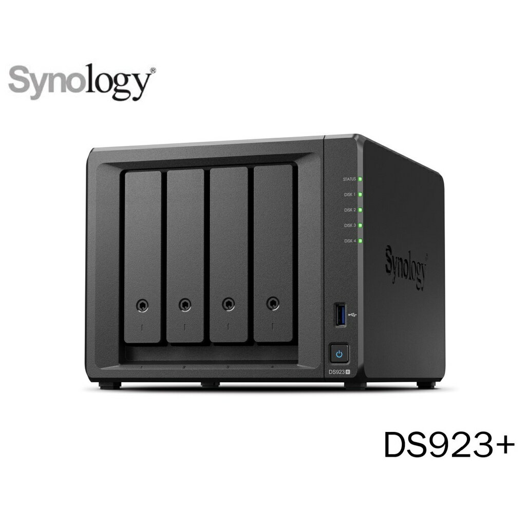 【含稅公司貨】Synology 群暉 DS923+ 4Bay NAS網路儲存伺服器(取代DS920+) EW201實體卡