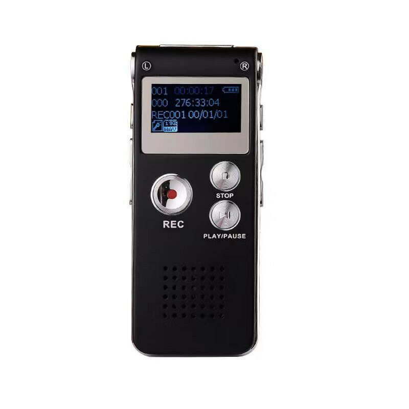 工廠批發外貿跨鏡8G錄音機MP3播放器智慧數碼外放功能錄音筆【北歐家居生活】