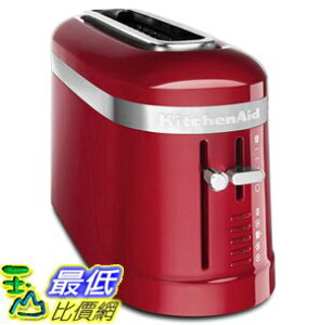 [8美國直購] 烤麵包機 KitchenAid KMT3115ER 2 Slice Long Slot High-Lift Lever Toaster, Empire Red