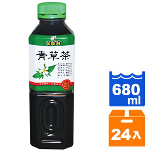 金蜜蜂 青草茶 680ml (24入)/箱【康鄰超市】