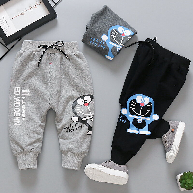 寶寶褲子春秋外穿純棉男女童春天褲新款秋裝嬰兒春季薄款褲子 2