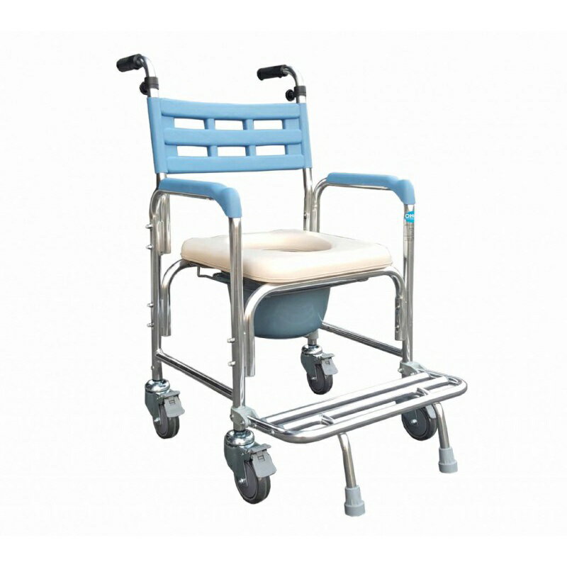 【耀宏】鋁合金便器椅/洗澡椅 (硬背/把手) YH125-2 防傾
