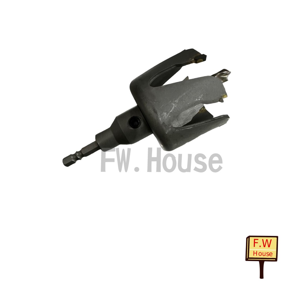 附發票 透空刀 取孔刀 六角柄 6.35柄 寸8  2寸 氣動柄 鑽頭 鑽尾 鉸鍊 門鎖開孔 1