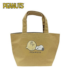 【日本正版】史努比 帆布手提袋 便當袋 午餐袋 Snoopy PEANUTS - 140219