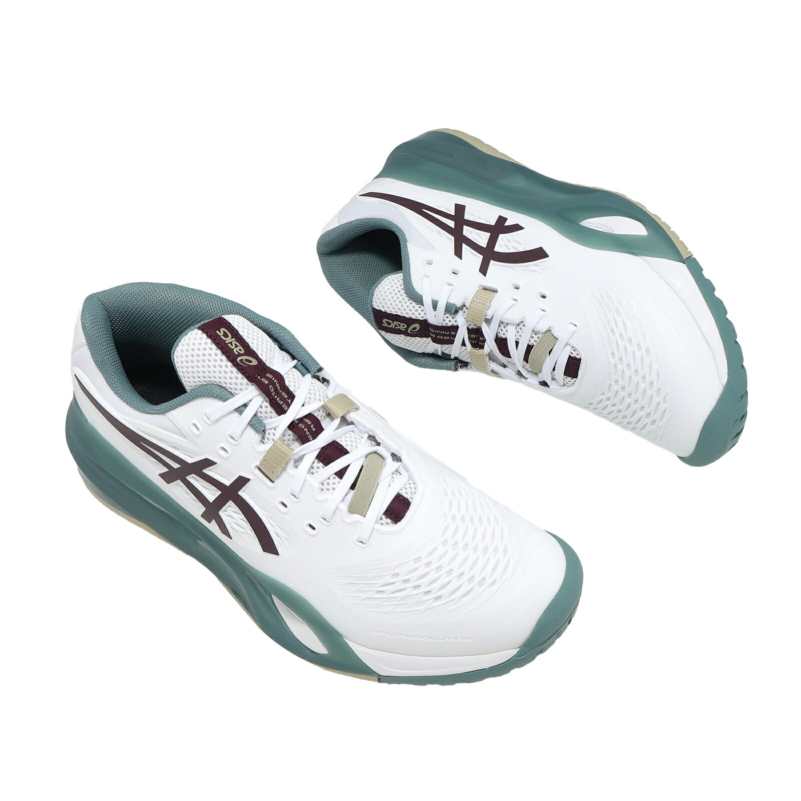 Asics 亞瑟士 網球鞋 GEL-Resolution X 2E 寬楦 男鞋 白 底線型 美網 1041A487104 6